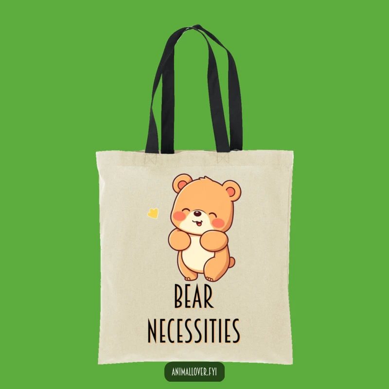 Funny Bear Hug Tote Bag - Carry Warmth & Happy Moments Gift