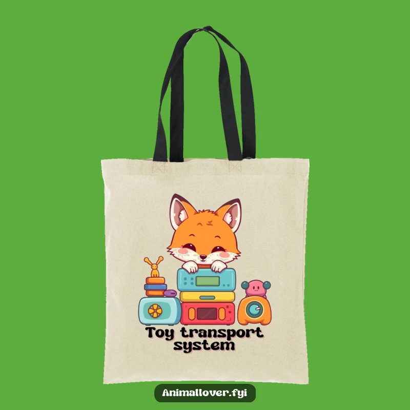 Funny Fox Toy Tote Bag: Stylish & Hilarious Carry-All for Everyday Adventures!