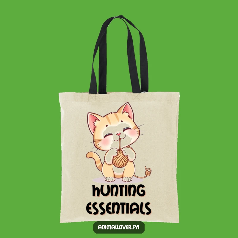 Funny Cat Yarn Ball Tote Bag: Carry Your Essentials with This Hilarious Feline Fashion Accessory!