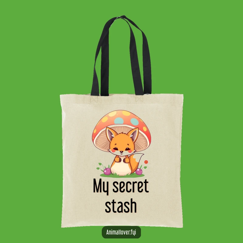Funny Fox Forest Tote Bag: Carry Your Essentials with Woodland Charm